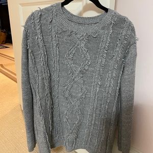 Abercrombie Kids girls 15 16 grey sweater